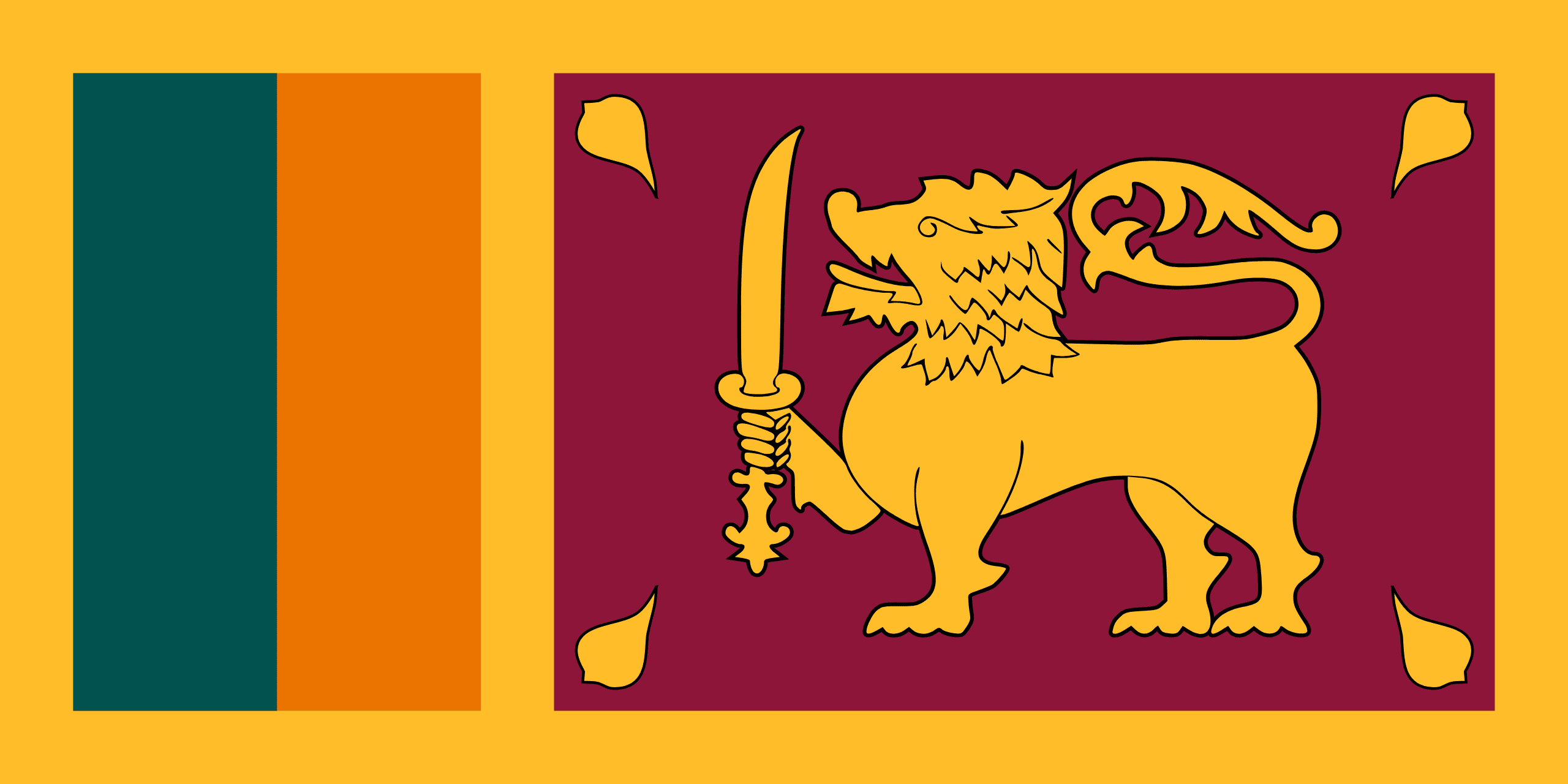 Sri Lanka | Drapeaux des pays