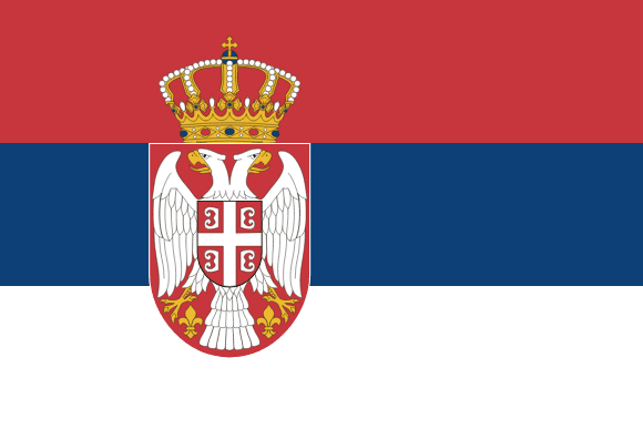 Drapeau de la Serbie