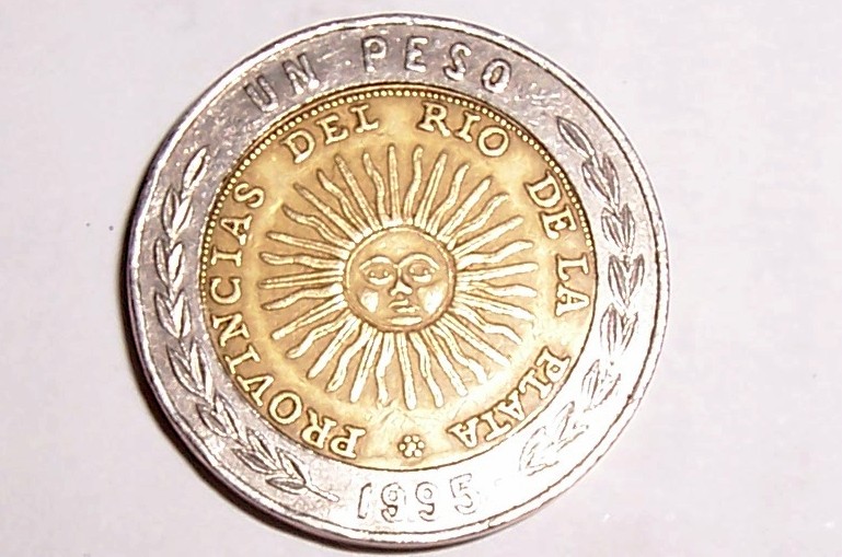 Peso Argentin Monnaie Drapeaux Du Monde