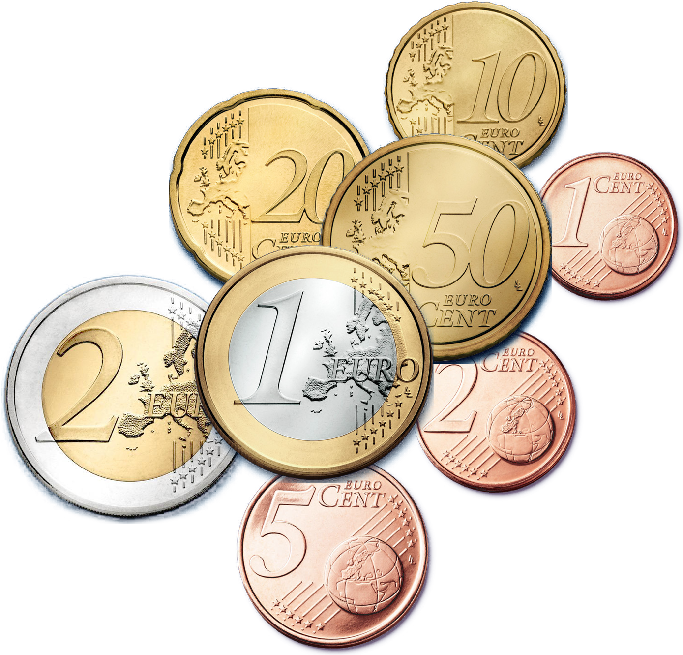 Euro Monnaie Drapeaux Du Monde