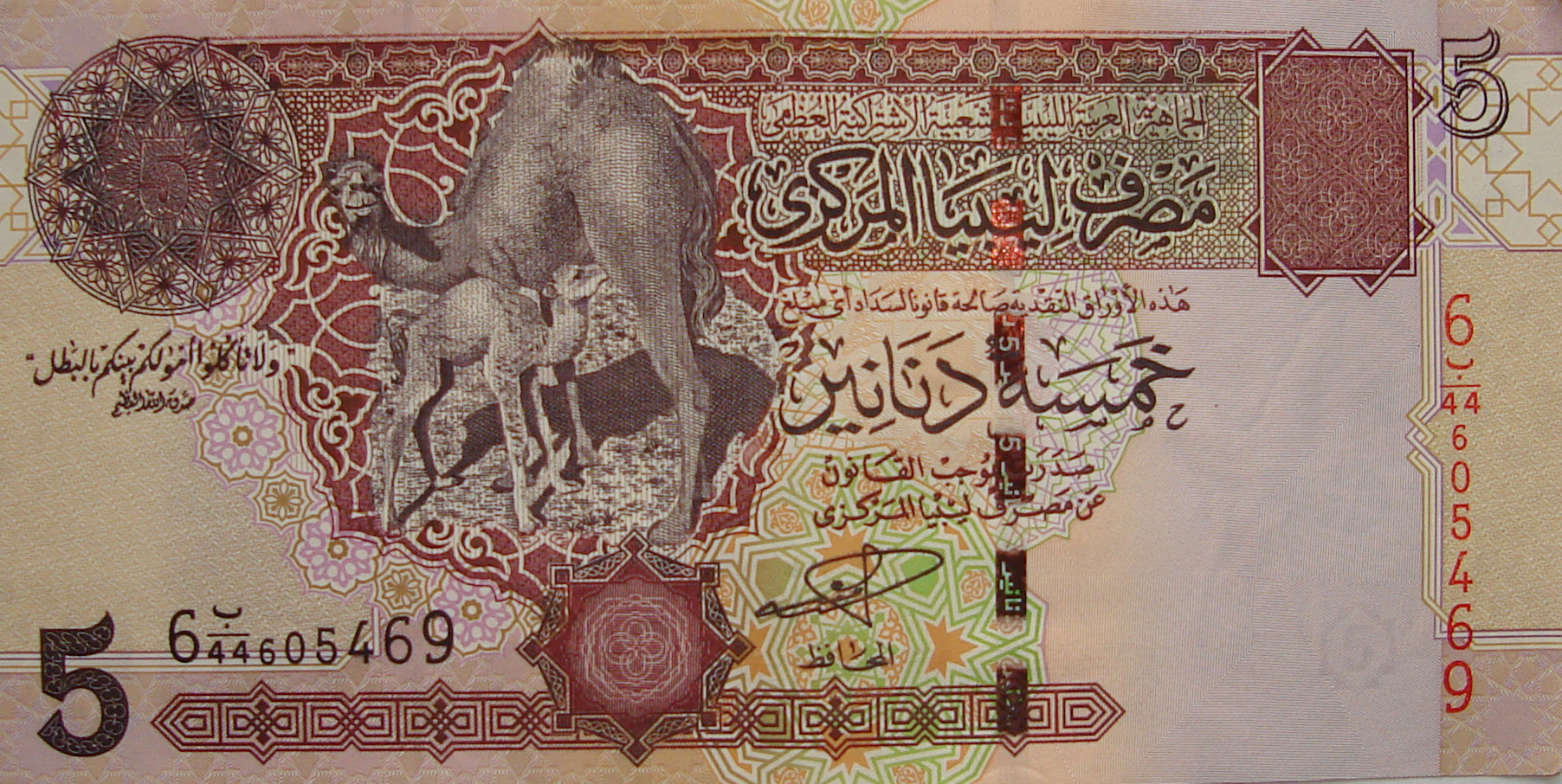 Dinar libyen - monnaie – Drapeaux du monde