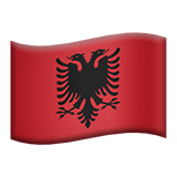 Albanie Apple Emoji