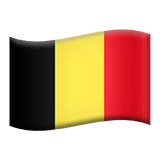 Belgique Apple Emoji