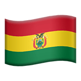 Bolivie Apple Emoji