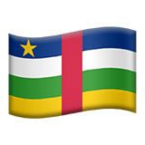 République centrafricaine Apple Emoji