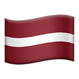 Lettonie Apple Emoji