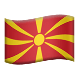 Macédoine du Nord Apple Emoji