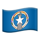 Îles Mariannes du Nord Apple Emoji