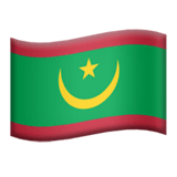 Mauritanie Apple Emoji