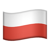 Pologne Apple Emoji