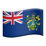 Îles Pitcairn Apple Emoji