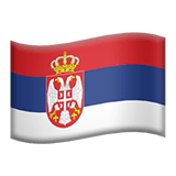 Serbie Apple Emoji
