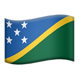 Îles Salomon Apple Emoji