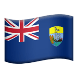 Sainte-Hélène, Ascension et Tristan da Cunha Apple Emoji