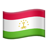 Tadjikistan Apple Emoji