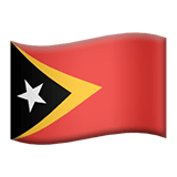 Timor oriental Apple Emoji