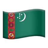 Turkménistan Apple Emoji