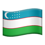 Ouzbékistan Apple Emoji