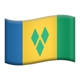 Saint-Vincent-et-les-Grenadines Apple Emoji