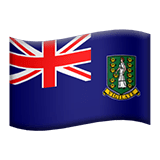 Îles Vierges britanniques Apple Emoji