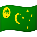Îles Cocos Android/Google Emoji