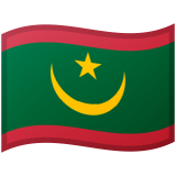Mauritanie Android/Google Emoji