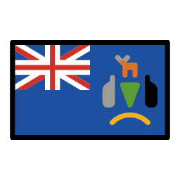 Géorgie du Sud-et-les Îles Sandwich du Sud OpenMoji Emoji