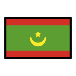 Mauritanie OpenMoji Emoji