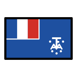Terres australes et antarctiques françaises OpenMoji Emoji