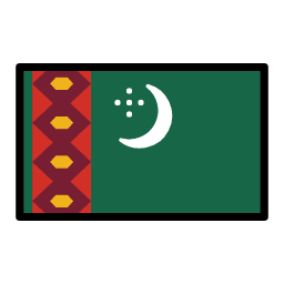 Turkménistan OpenMoji Emoji