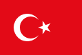 Drapeau de la Turquie