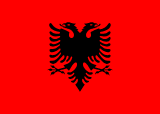 Drapeau de l'Albanie