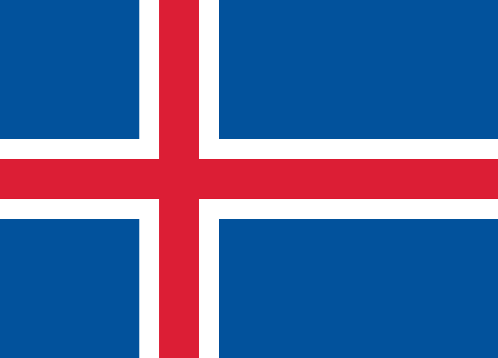 Drapeau de l'Islande Drapeauxdespays.fr
