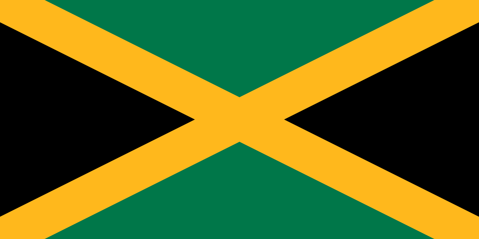 Drapeau de la Jamaïque | Drapeauxdespays.fr