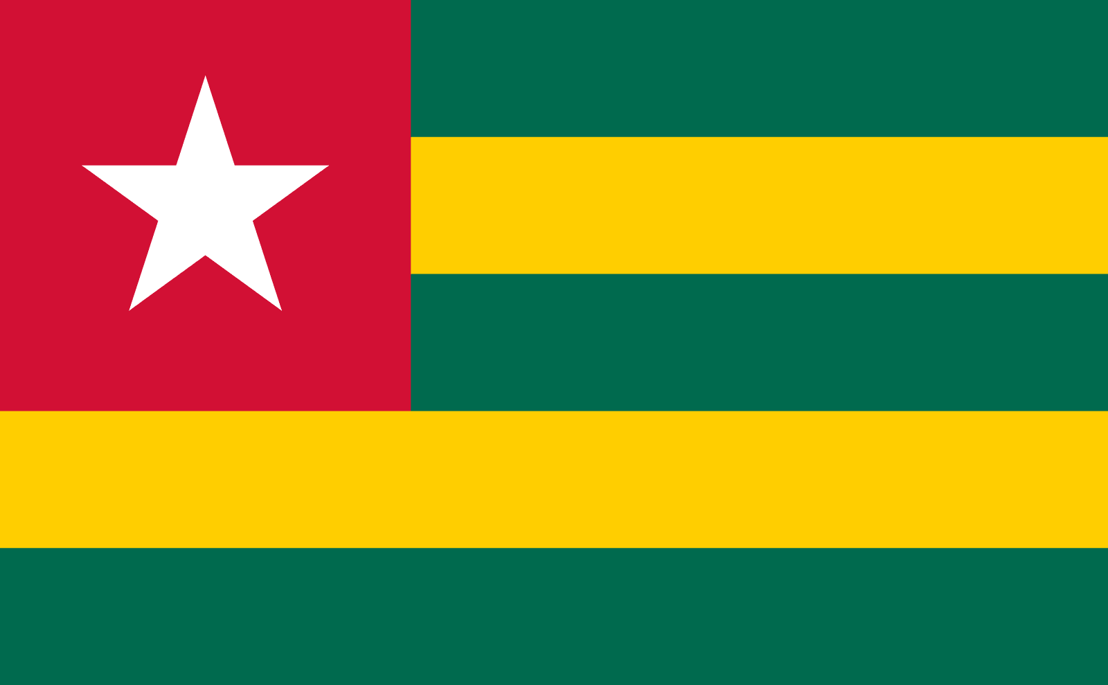 Drapeau du Togo | Drapeauxdespays.fr