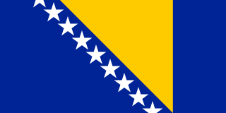 Drapeau de la Bosnie-Herzégovine