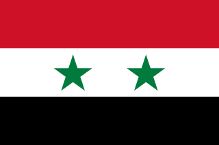 Drapeau de la Syrie