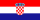 Drapeau de la Croatie