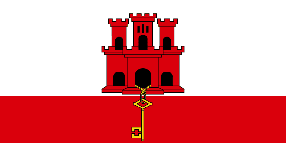 Drapeau de Gibraltar