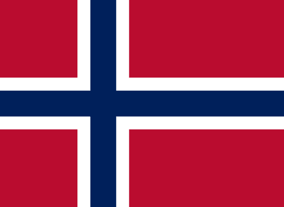 Drapeau du Svalbard et de Jan Mayen